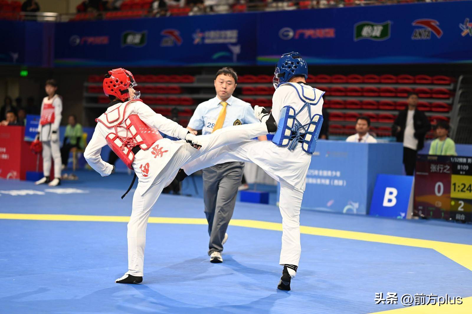 跆拳道比赛选手实力傲视群雄，夺金无悬念的简单介绍